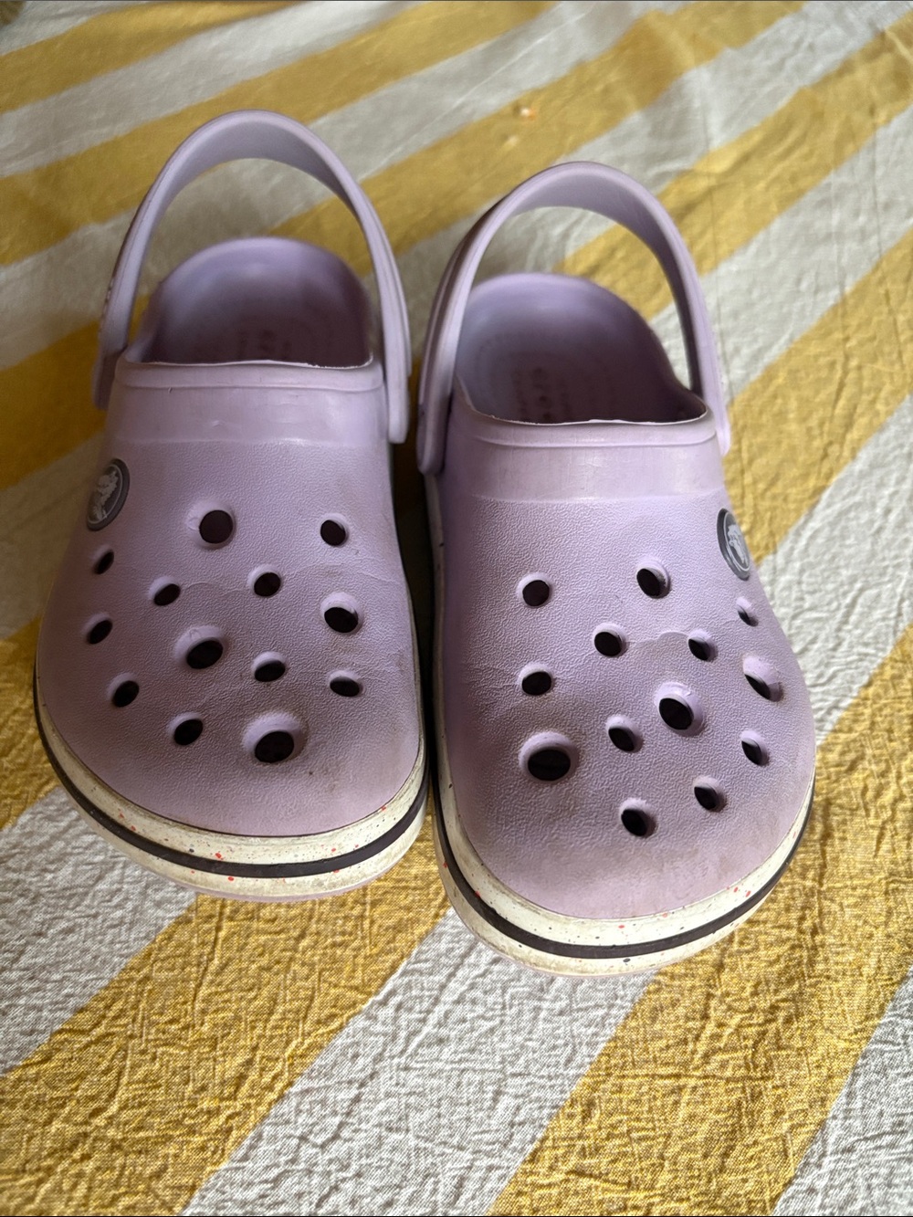 Kids Lavender Croc Clog Shoes c11